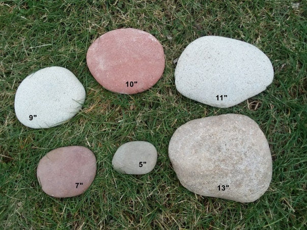 Pet headstone 11"- xl pet memorial - custom engraved - these are real rock - not resin - river rocks perfect for engraving.