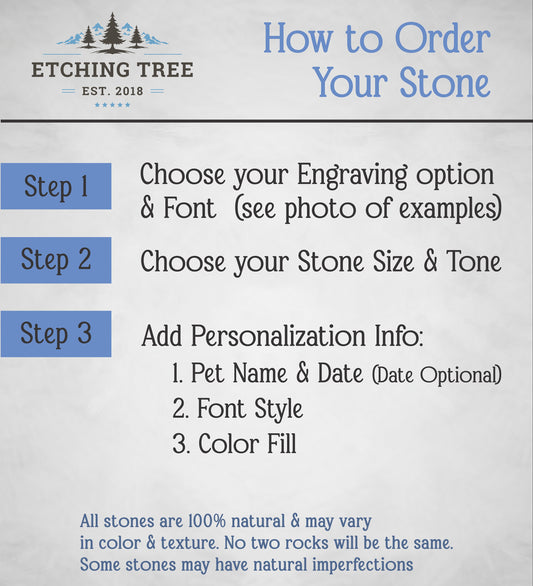 Custom Pet Memorial Stone, garden stone, dog memorial, cat memorial, pet keepsake, pet remembrance gift, animal loss stone, pet grave marker