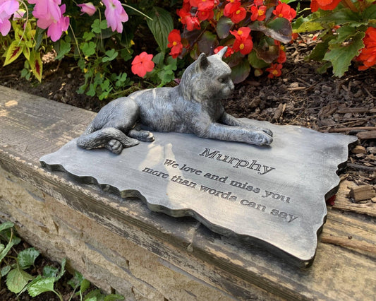 Personalized Cat Memorial Stone