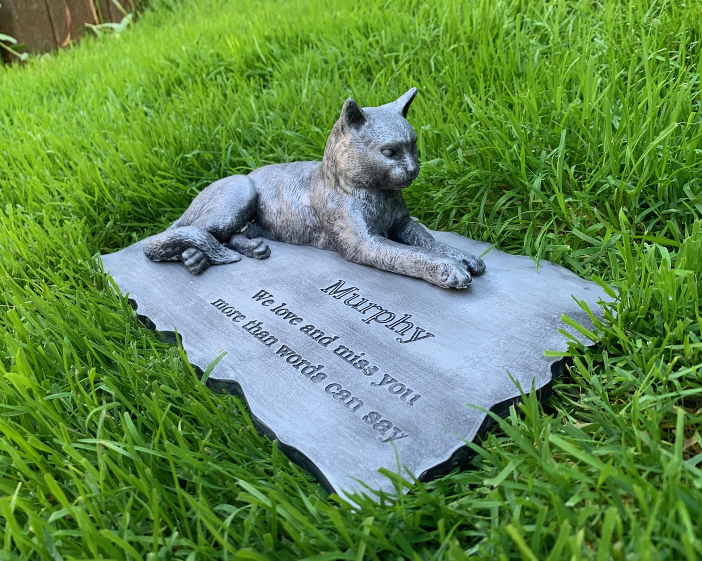 Personalized Cat Memorial Stone