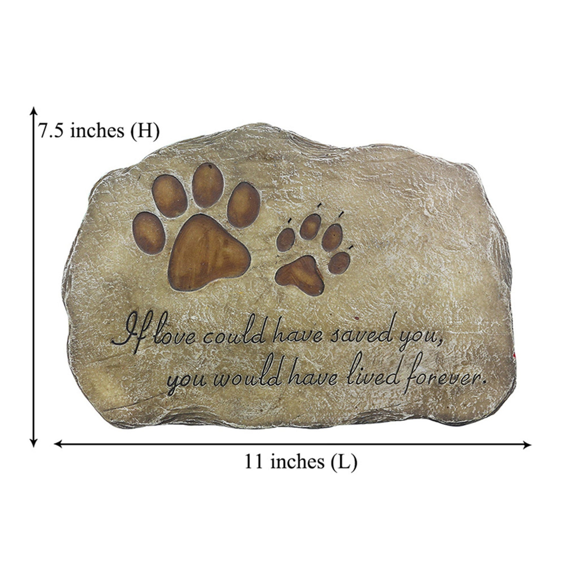 Pet Memorial Stones Dog Memorial Stones, Paw Prints Pet Dog Garden Stones Grave Markers Loss Stones Perfect Pet Dog Memorial Gift Loss Gift