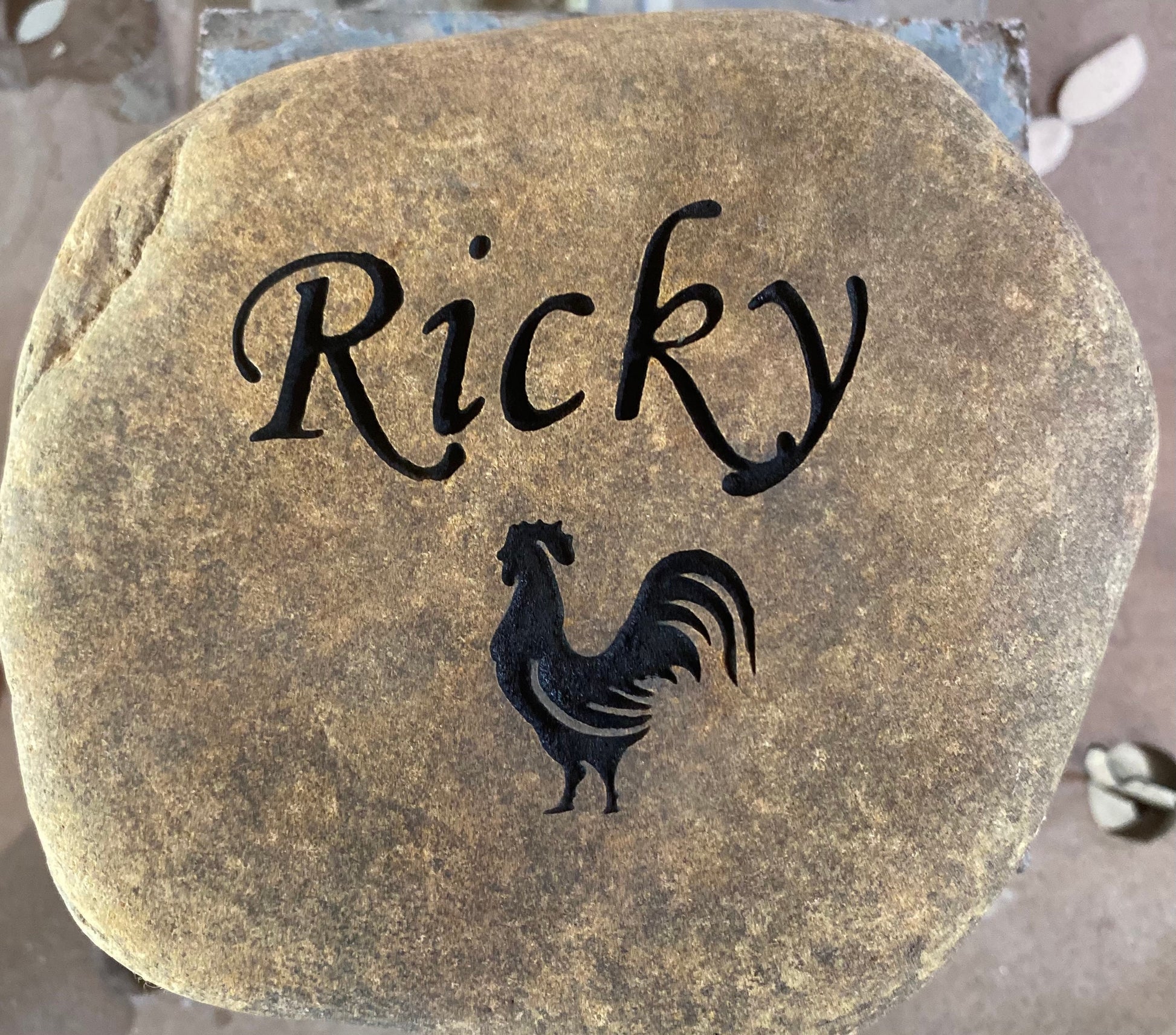 Pet Memorial Stone River Rock | Cat or Dog, Pet Lover Memorial Gift | Dog Memorial Stone Marker | Pet Headstone