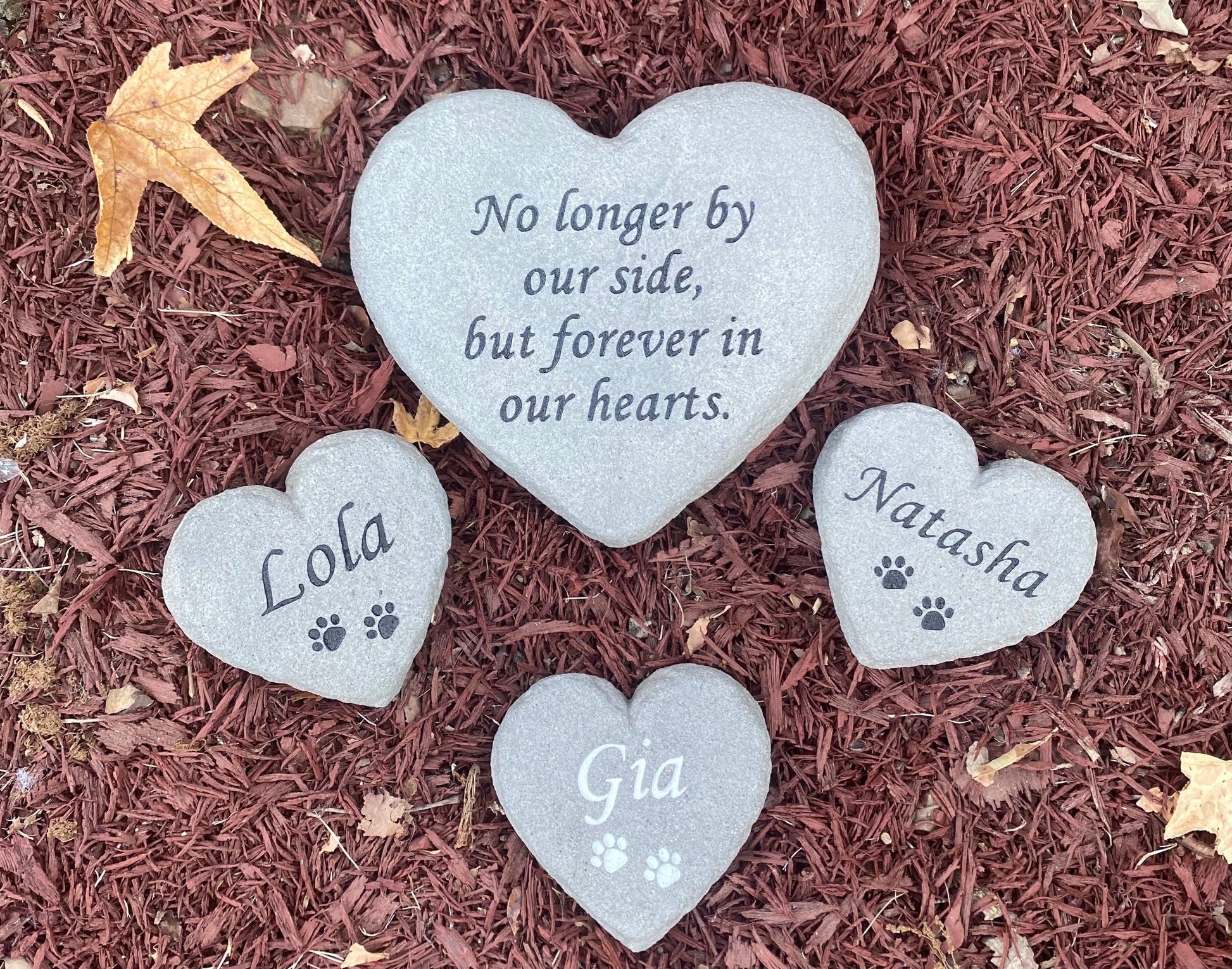 Heart Rock Memorial Pet Loss Gift