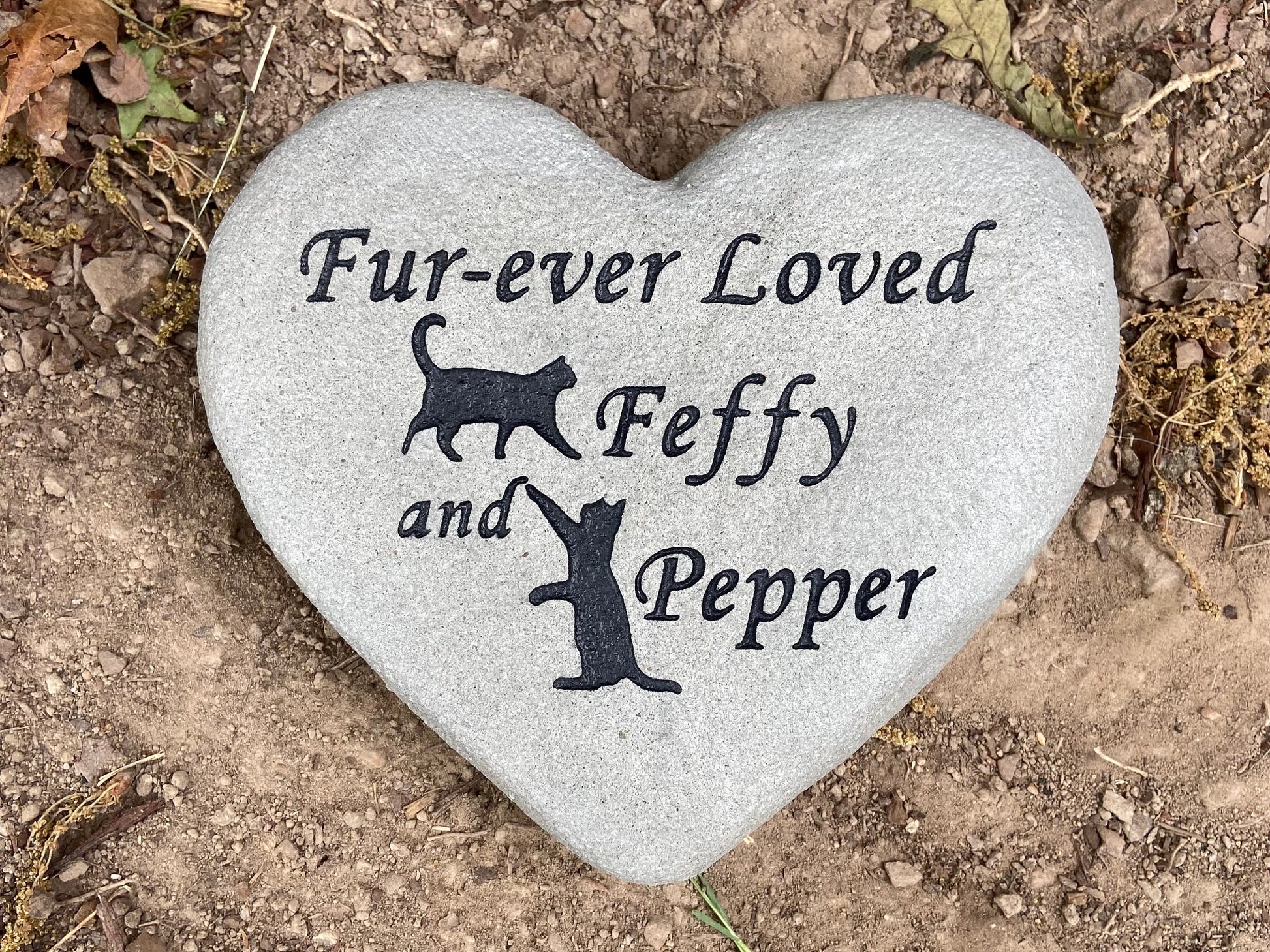 Heart Rock Memorial Pet Loss Gift