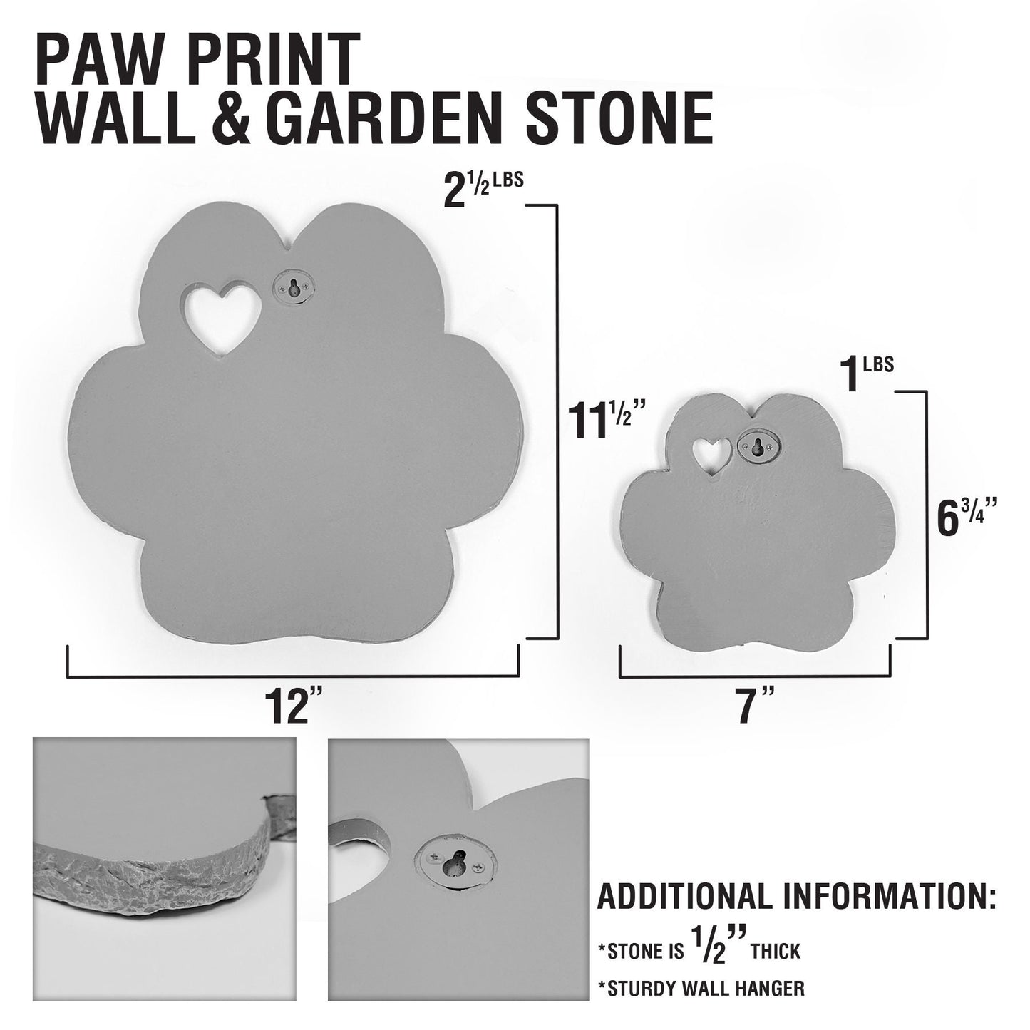 Dog Memorial Gift, Engraved in our Hearts Paw Print Stone, dog grave marker, multiple pet memorial gift, custom memorial stone, dog memorial