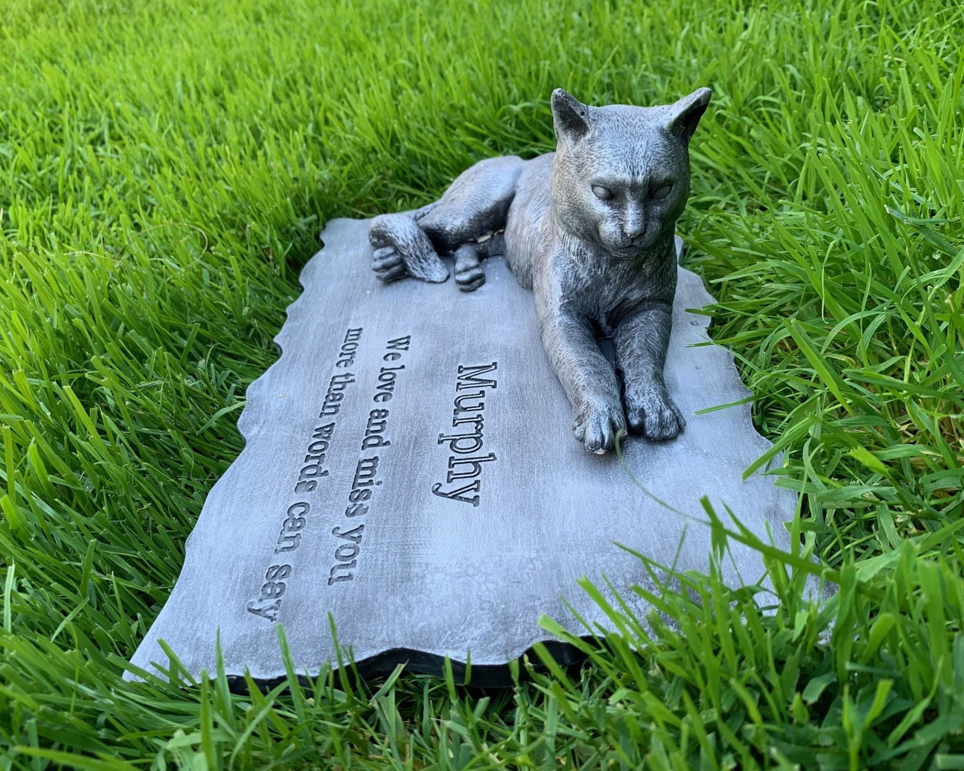 Personalized Cat Memorial Stone