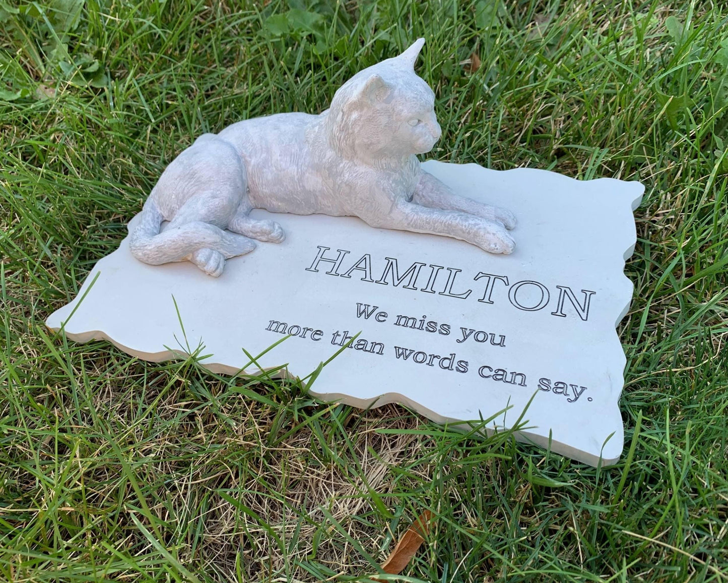 Personalized Cat Memorial Stone