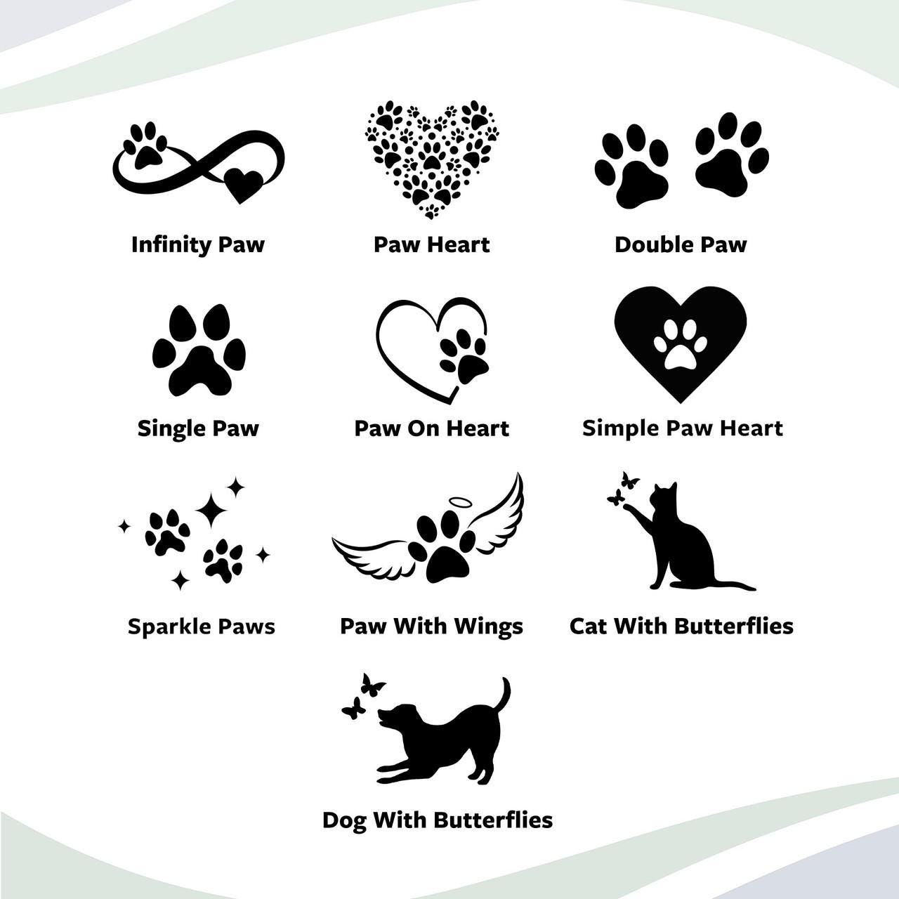 Pet Photo Black Granite Memorial Marker - Custom Laser Engraved