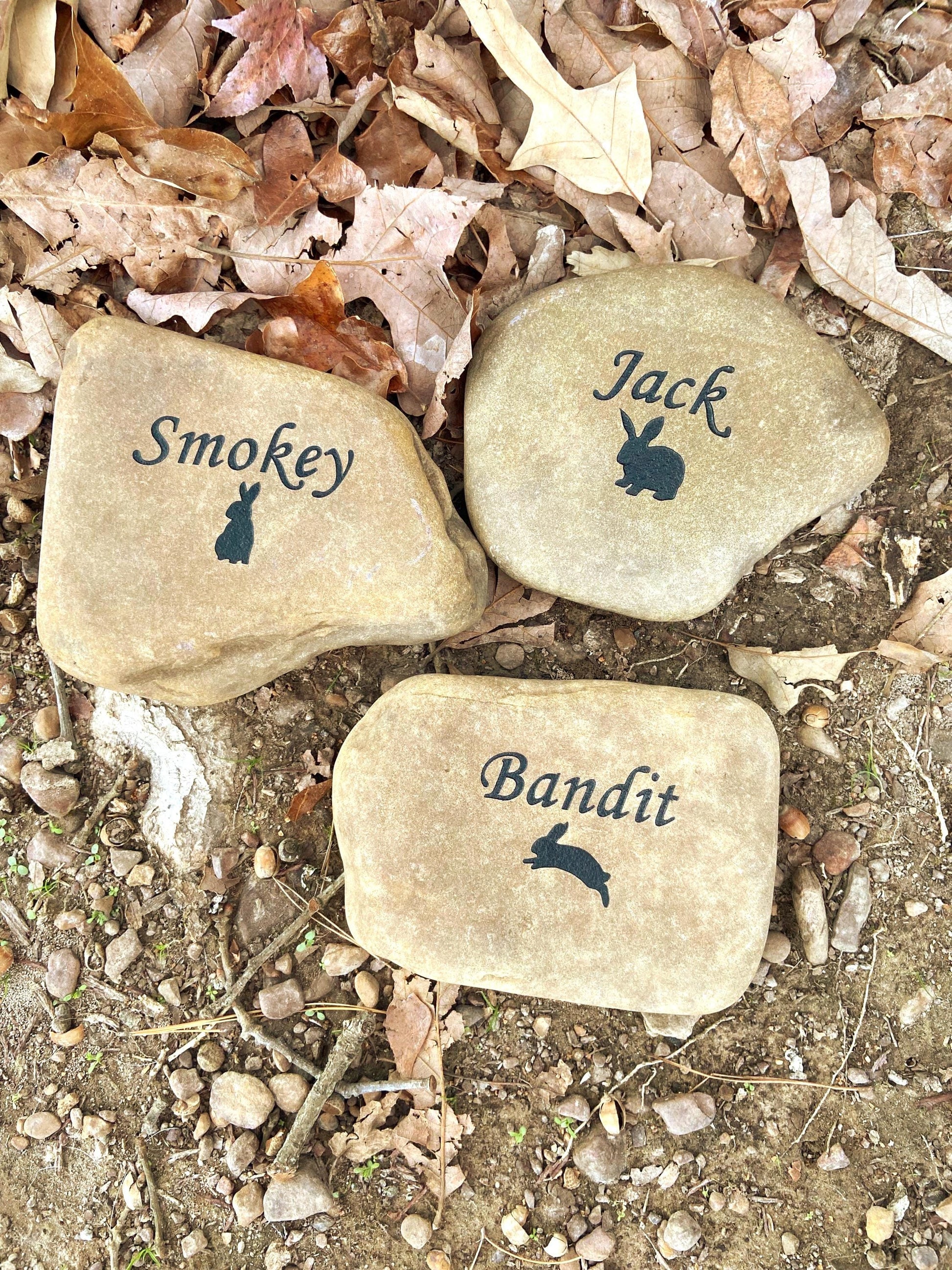 Pet Memorial Stone River Rock | Cat or Dog, Pet Lover Memorial Gift | Dog Memorial Stone Marker | Pet Headstone